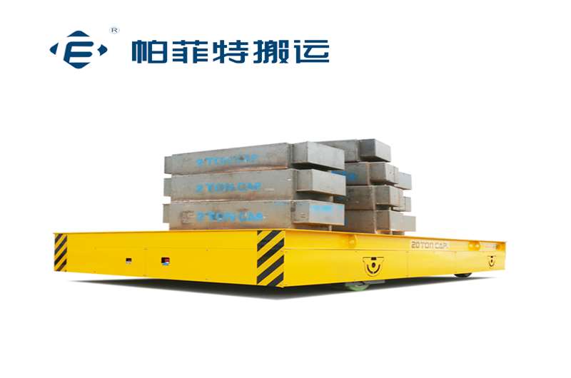 江蘇徐州萬(wàn)向輪無(wú)軌電動(dòng)平車(chē)驗(yàn)貨成功